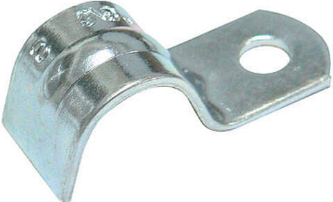 Sigma Engineered Solutions ProConnex 3/8 in. D Zinc-Plated Steel 1 Hole Strap 3 pk, Pack of 50