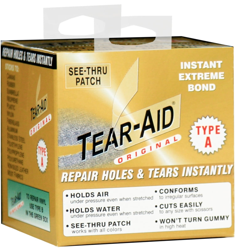 Tear-Aid D-ROLL-A-20 Fabric Repair Kit, Clear
