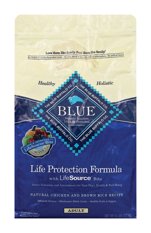 Blue Buffalo Life Protection Formula Adult Chicken and Brown Rice Dry Dog Food 5 lb