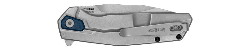 Kershaw Lucid Series 2036 Pocket Knife, 3.2 in L Blade, Stainless Steel Blade, 1-Blade, Contoured, Secure Grip Handle