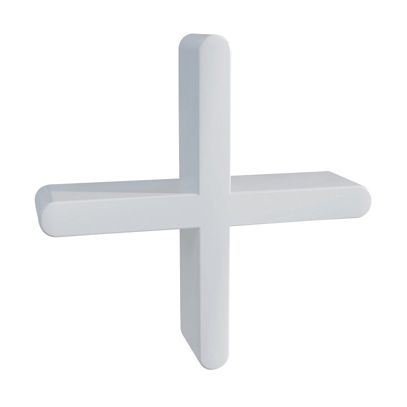 QEP 10334 Series Traditional Flexible Tile Spacer, 1/16 in L, Plastic, White, 300/PK