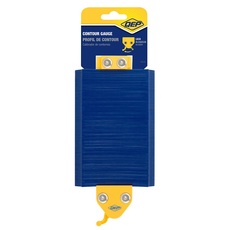 QEP 10038 Locking Contour Gauge, 6 in L, 4-1/2 in W