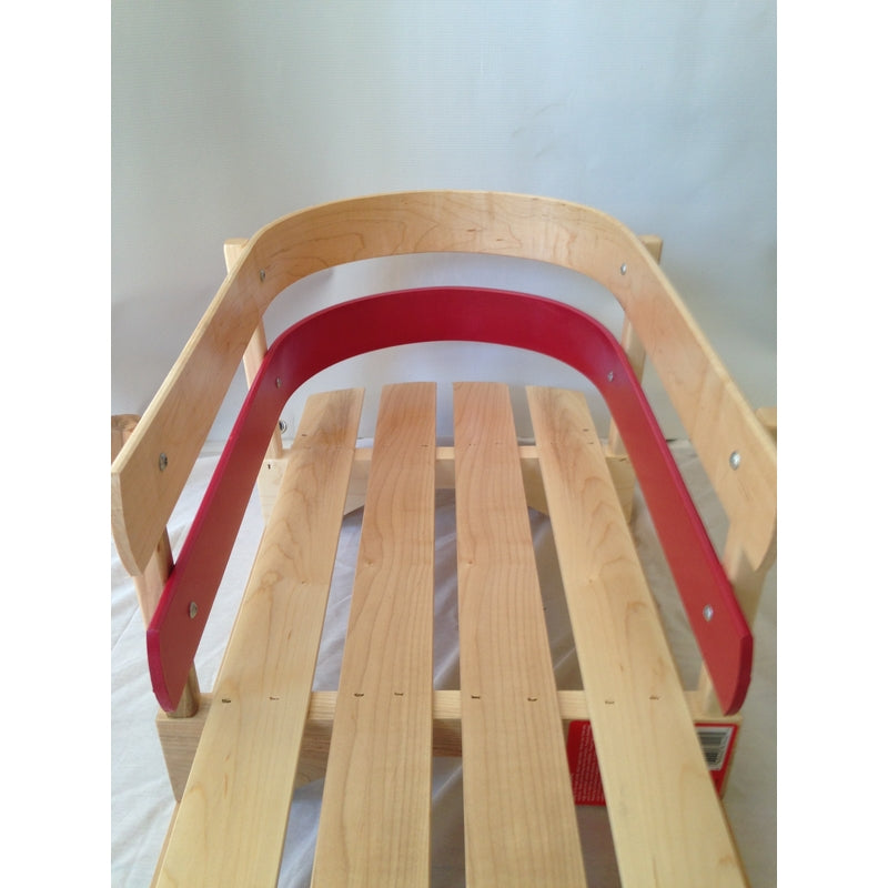 Paricon Pull Sleigh Deluxe Baby Wood Sled 29 in. L