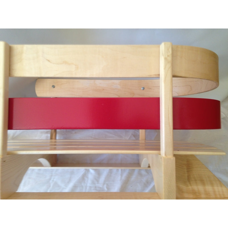 Paricon Pull Sleigh Deluxe Baby Wood Sled 29 in. L