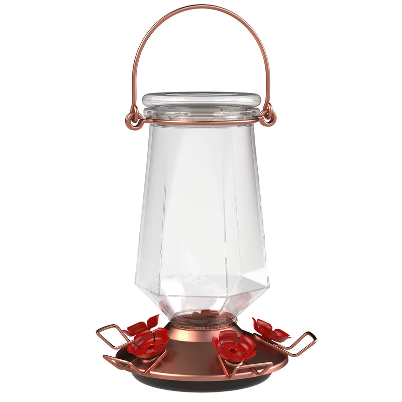 Perky-Pet Hummingbird 28 oz Glass/Metal/Plastic Nectar Feeder 5 ports, Pack of 2
