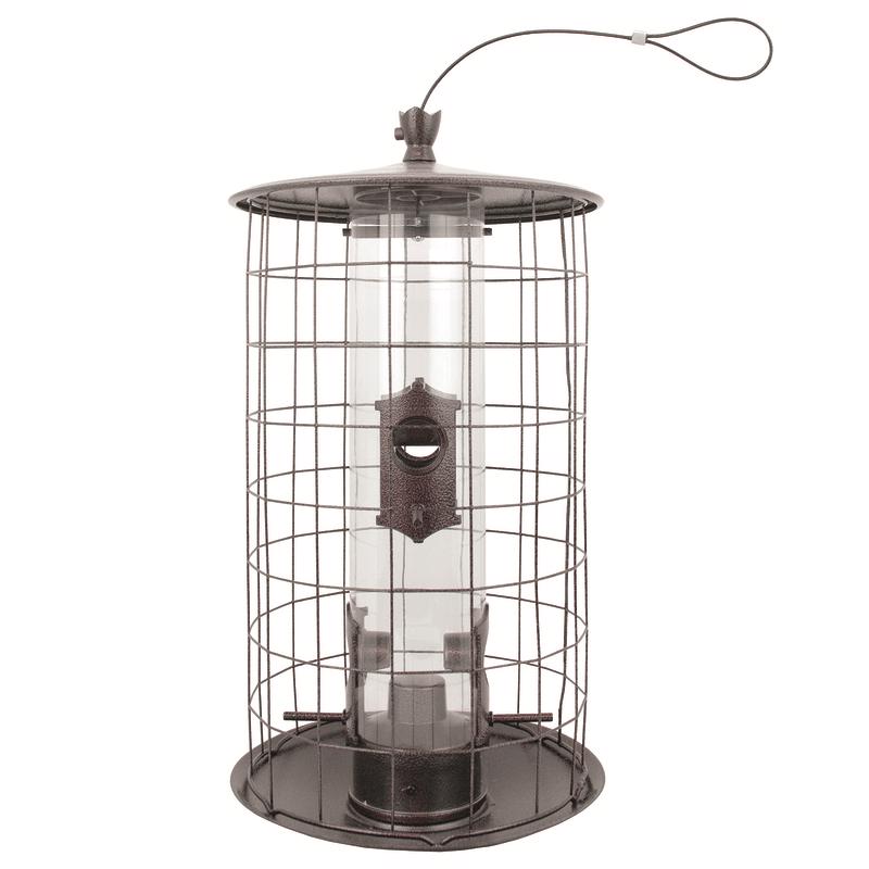 Perky-Pet Wild Bird 3 lb Metal Wire Wire Cage Bird Feeder 4 ports, Pack of 2
