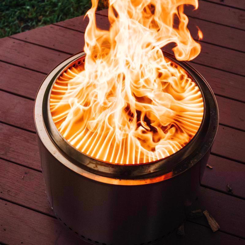 Solo Stove Bonfire 2.0 19.5 in. W Stainless Steel Round Multi-Fuel Fire Pit with Stand