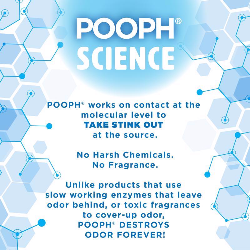 Pooph Pets Liquid Odor & Stain Eliminator 20 oz, Pack of 6