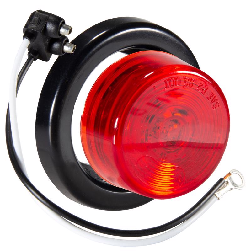 Hopkins Red Round Clearance/Side Marker LED Light Kit, Pack of 2