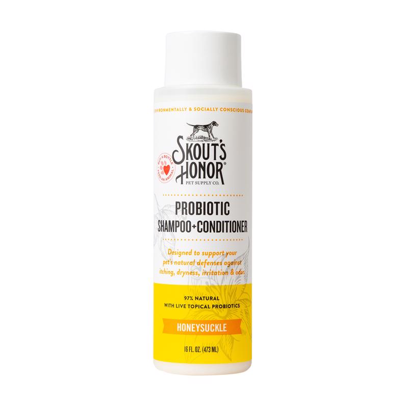 Skout's Honor Honeysuckle Cat/Dog Shampoo and Conditioner 16 oz 1 pk