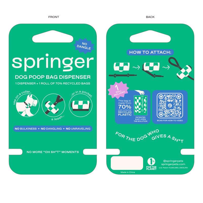 Springer Plastic Dispenser with Waste Bag 1 pk