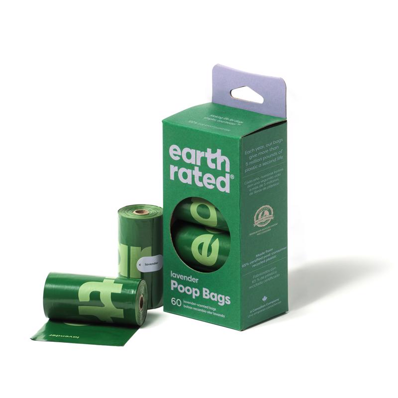 Earth Rated Plastic Disposable Pet Waste Bags 1 pk, Pack of 7