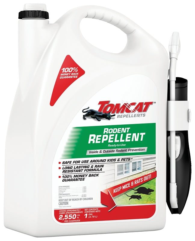 Tomcat 368208 Rodent Repellent with Comfort Wand, Ready-to-Use, Repels: Mice, Rats