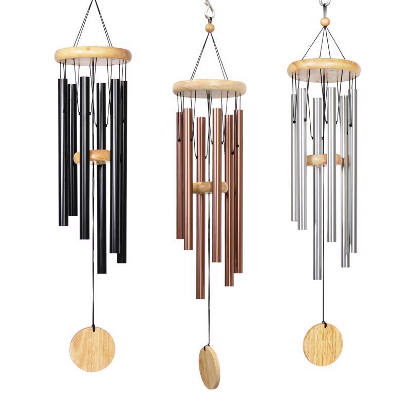 Exhart Assorted Metal/Wood 28 in. H Wind Chime, Pack of 3