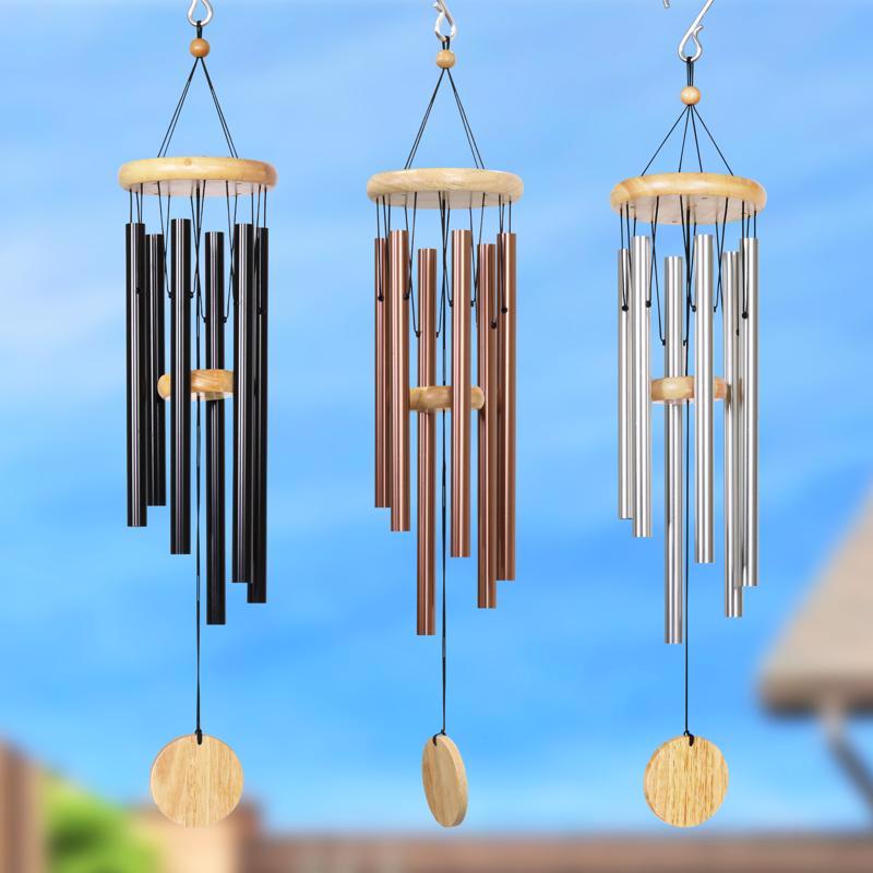 Exhart Assorted Metal/Wood 28 in. H Wind Chime, Pack of 3