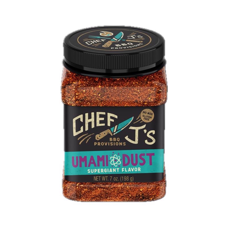 Chef J's BBQ Provisions Umami Dust BBQ Rub 7 oz
