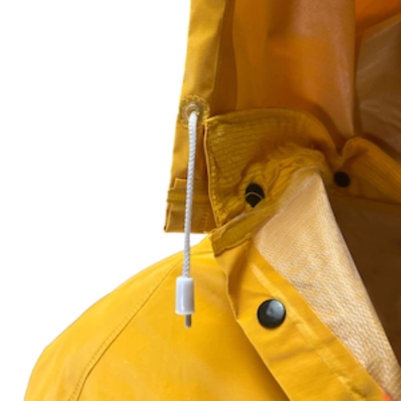 Boss Yellow PVC/Polyester Rain Jacket L