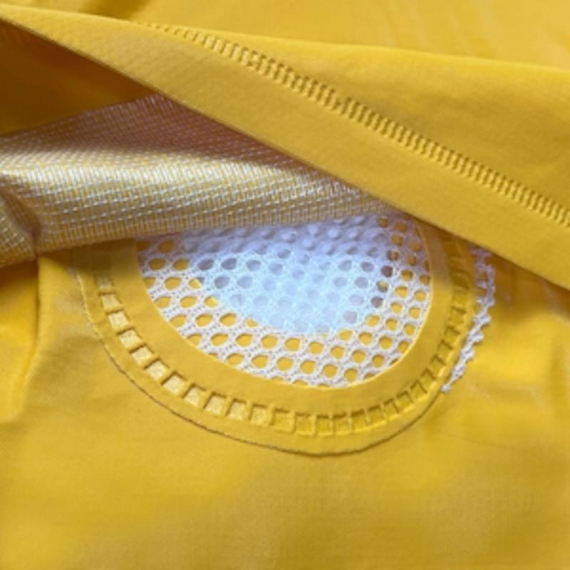 Boss Yellow PVC/Polyester Rain Jacket M