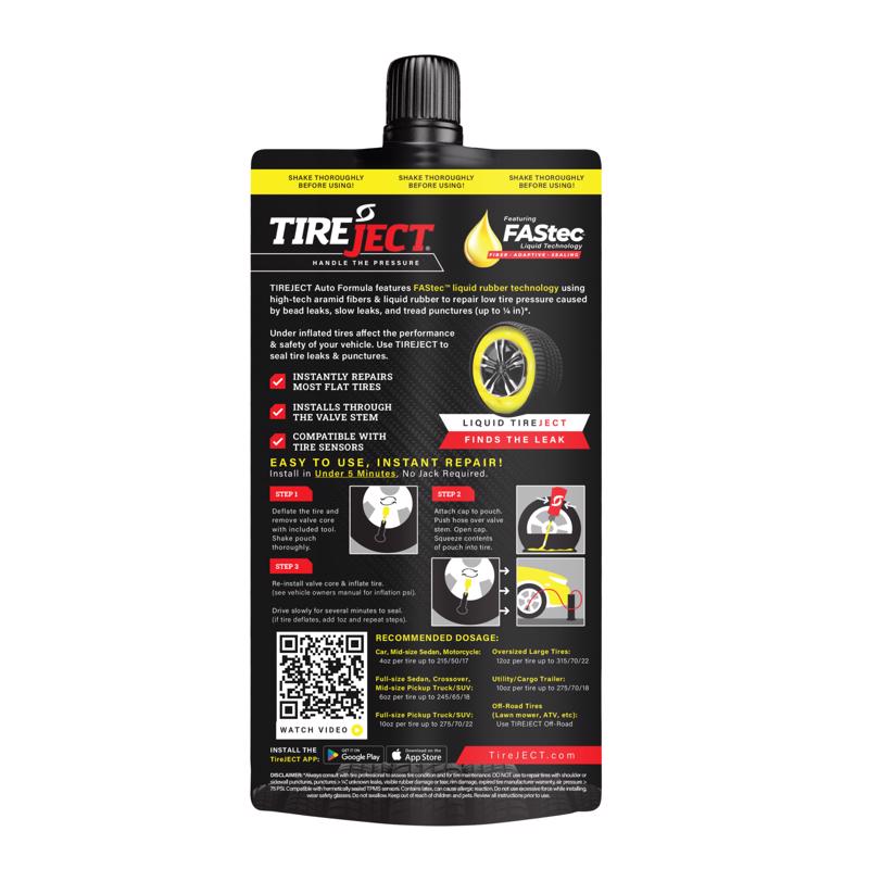 TireJECT FAStec Tire Sealant 10 oz