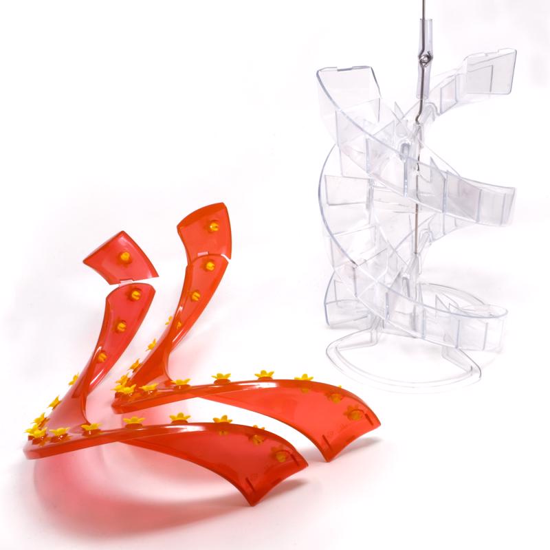 Cascade Hummingbird 23.5 fl. oz. Polypropylene DNA Amethyst Nectar Bird Feeder 32 ports