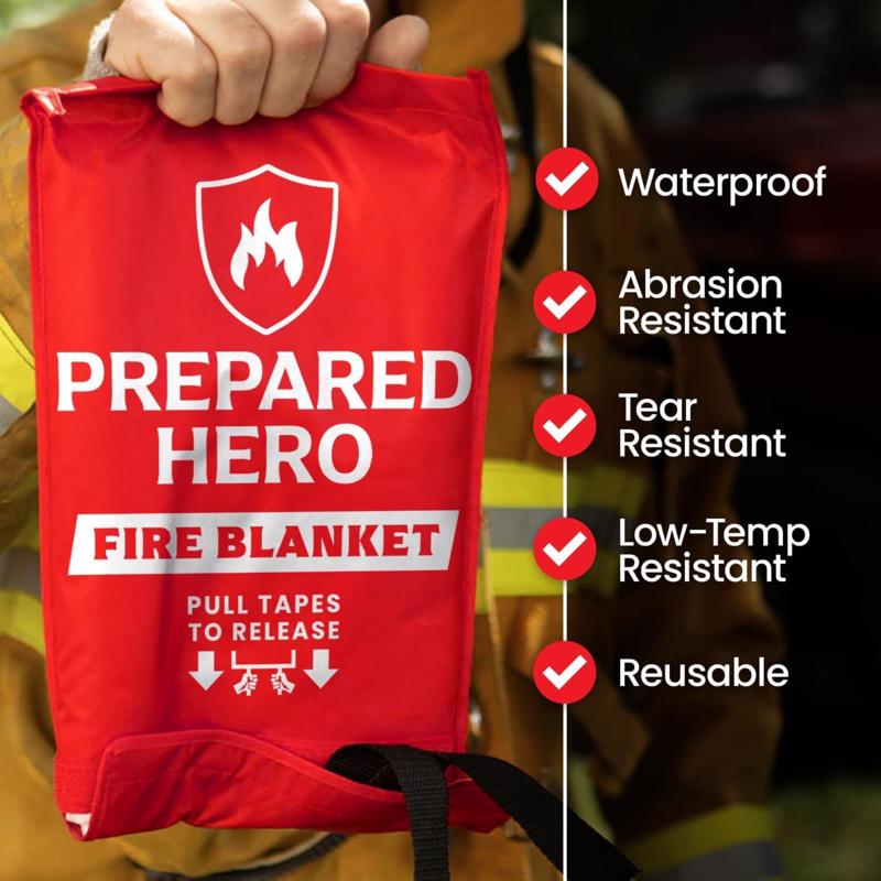 Prepared Hero Fire Blanket For Household