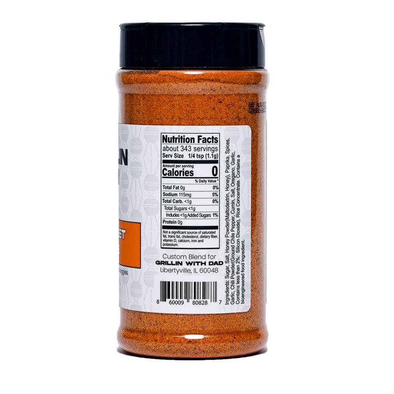 Grillin With Dad Dad's Sweet BBQ Rub 13.3 oz