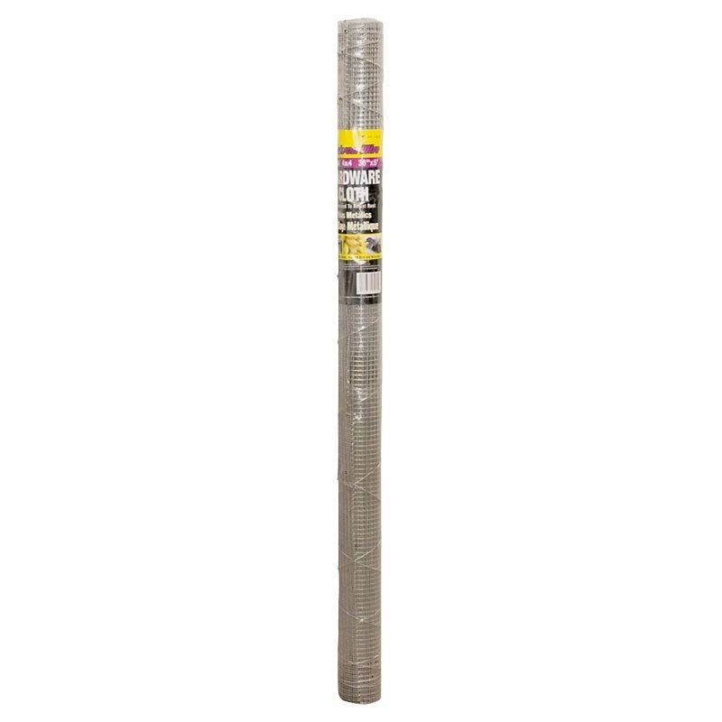 Jackson Wire 11 05 13 13 Hardware Cloth, 5 ft L, 36 in W, 23 Gauge, 1/4 x 1/4 in Mesh, Galvanized