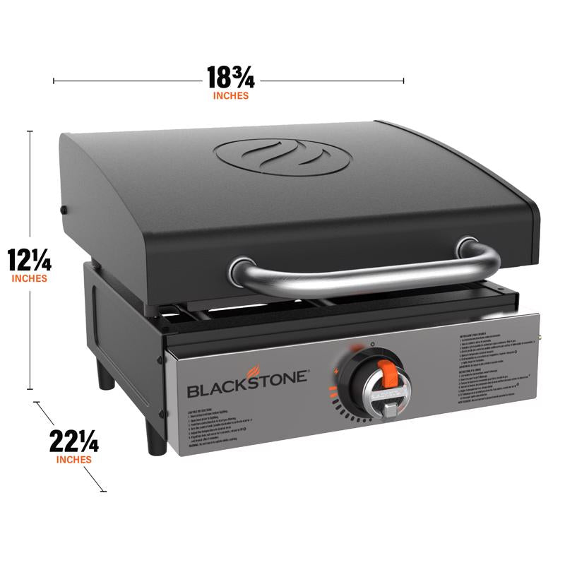 Blackstone 1 Burner Liquid Propane Tabletop Outdoor Griddle Black/Silver