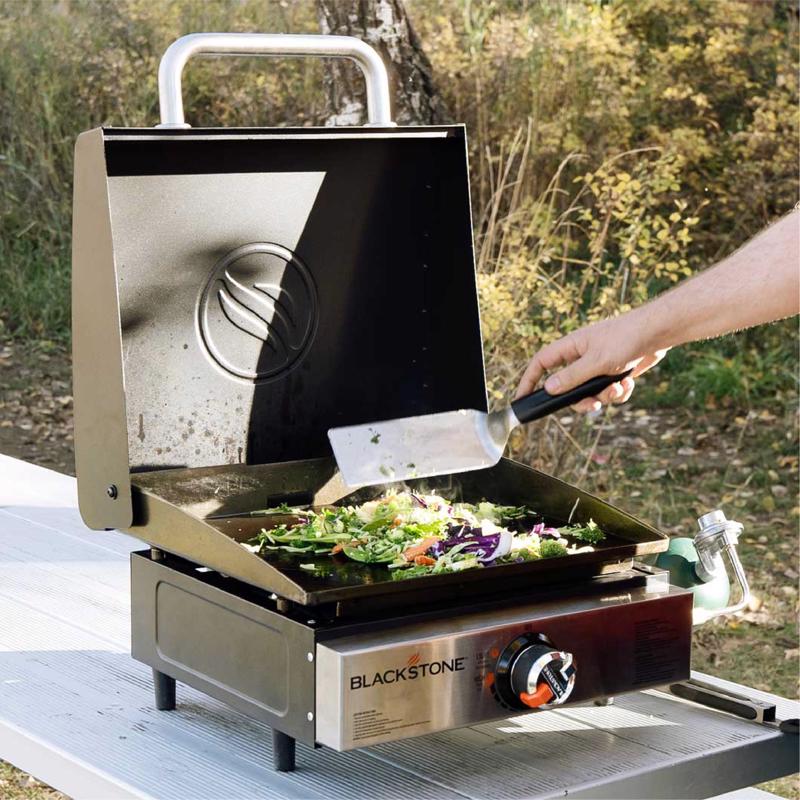 Blackstone 1 Burner Liquid Propane Tabletop Outdoor Griddle Black/Silver