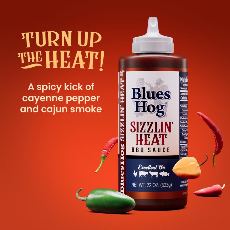 Blues Hog Sizzlin' Heat BBQ Sauce 22 oz