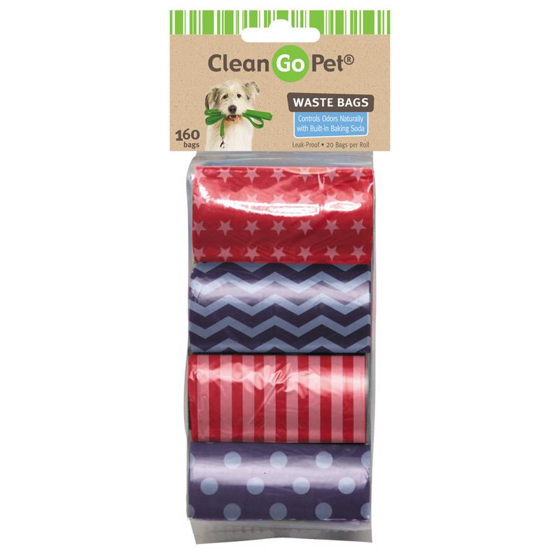 Clean Go Pet Plastic Disposable Pet Waste Bags 8 pk