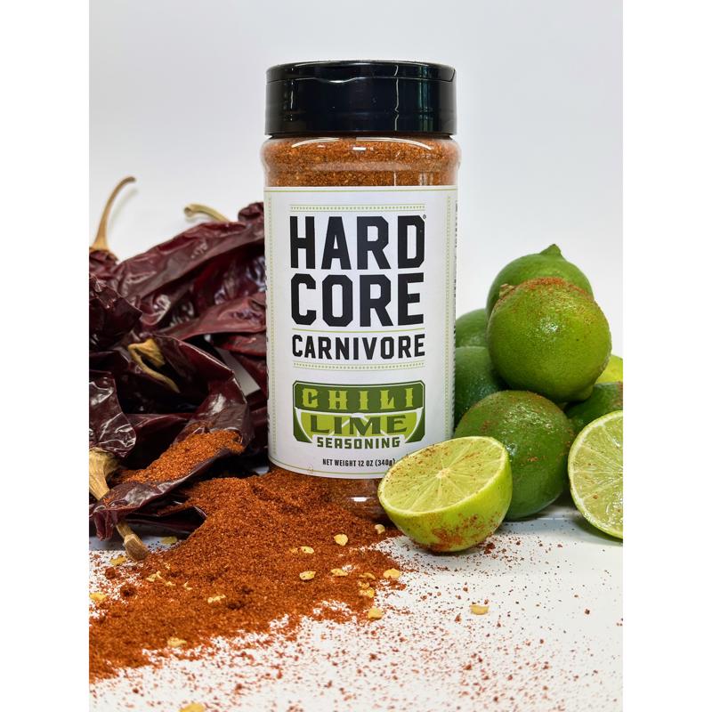 Hardcore Carnivore Chili Lime Bar-B-Q Rub/Seasoning 12 oz