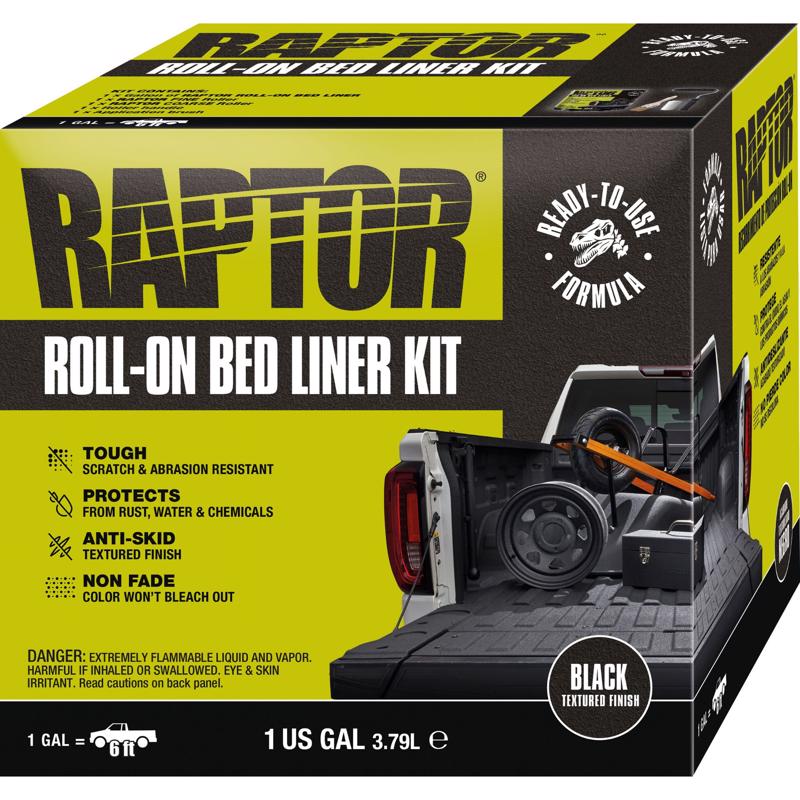 Raptor Black Truck Bed Liner Kit 1 gal