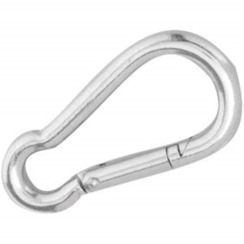Campbell T7645066 Spring Snap Link, 5/8 in, 280 lb Working Load, Steel, Zinc-Plated