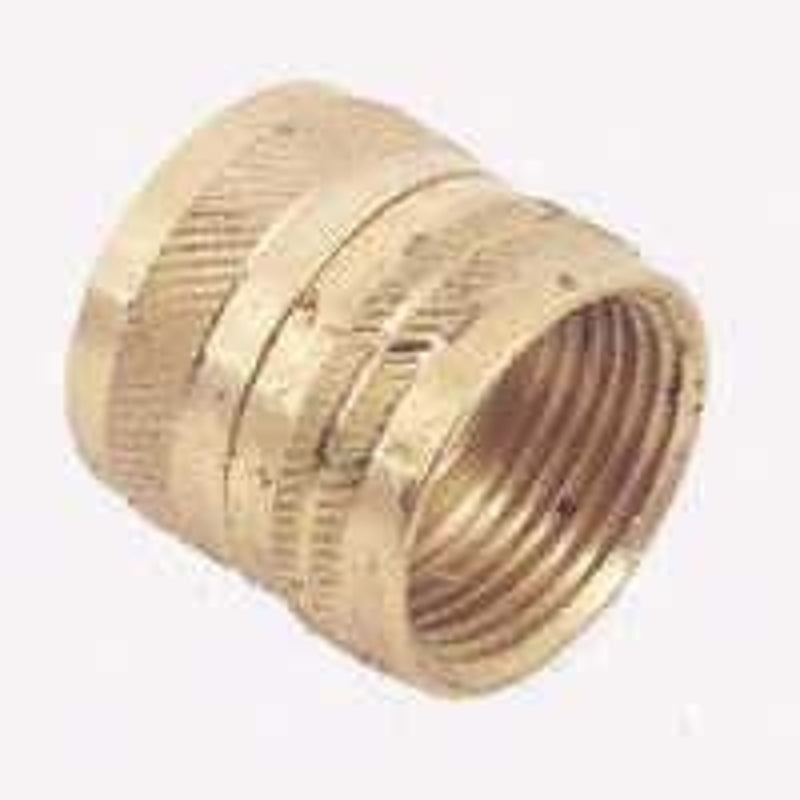 Plumb Pak PP850-67 Hose Adapter, 3/4 x 3/4 in, FHT x FIP, Brass, For: Garden Hose, 3-3/4 in L