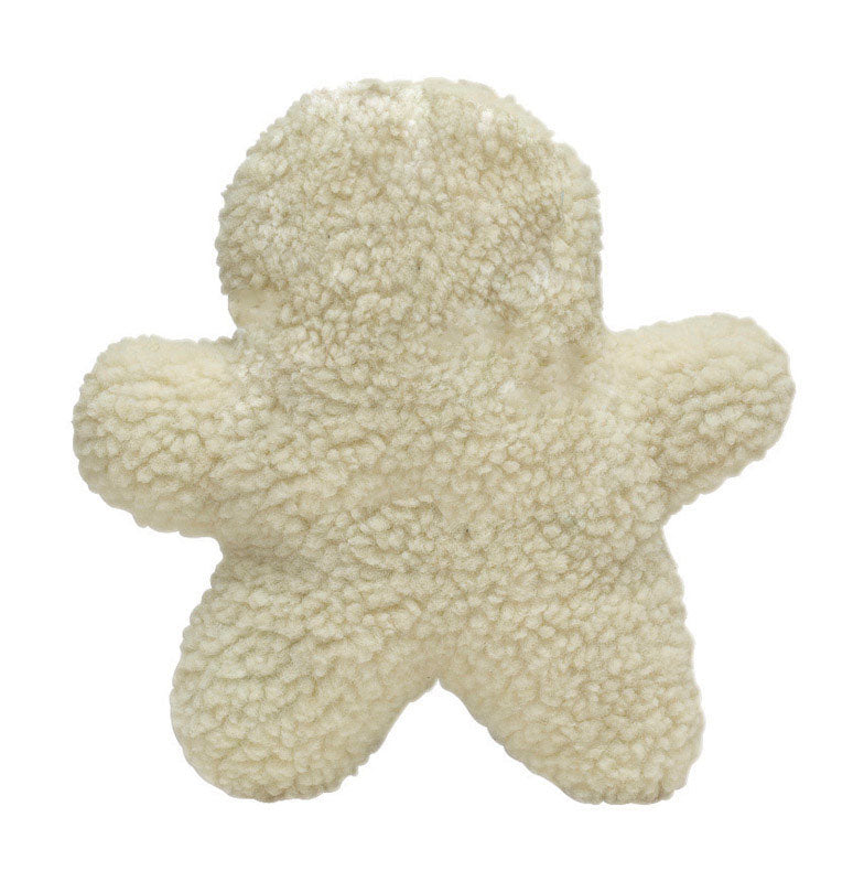 Boss Pet Digger's White Plush Gingerbread Man Dog Toy Large 1 pk