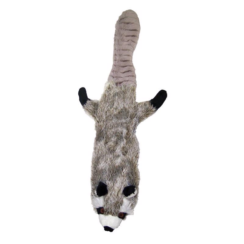 Spot Skinneeez Multicolored Plush Raccoon Dog Toy Small 1 pk