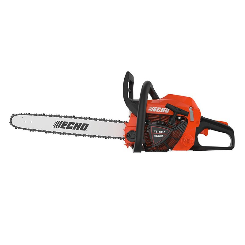 Echo CS-4010-18 Chainsaw, Oil, 41.6 cc Engine Displacement, 2-Stroke Engine, 18 in L Bar, 0.325 in Pitch, ES-Start Start