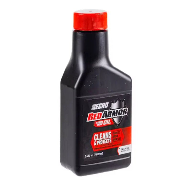 Echo Red Armor 6550001 Engine Oil, 2.6 fl-oz, Pack, Red, Pack of 6