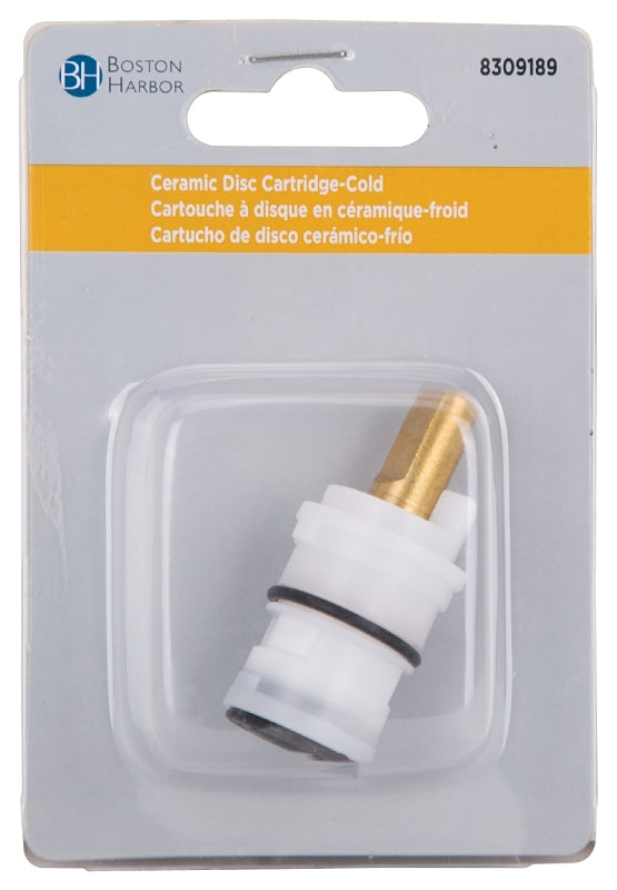 Boston Harbor A507104N-OBF1 Faucet Cartridge, W3/16-24 Connection, Plug-In, Brass/Ceramic/Plastic, 0.92 in L