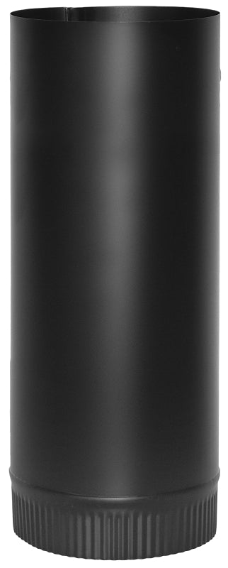 Imperial BM0104 Stove Pipe, 8 in Dia, 12 in L, Steel, Matte Black, Pack of 10