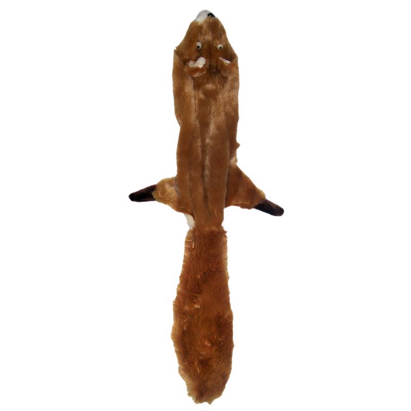Spot Skinneeez Brown Plush Squirrel Dog Toy Medium