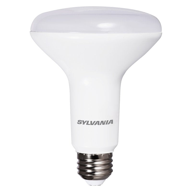 Sylvania Natural Series 42079 LED Bulb, BR30 Lamp, 65 W Equivalent, E26 Medium Lamp Base, Yes, Frosted, Neutral White