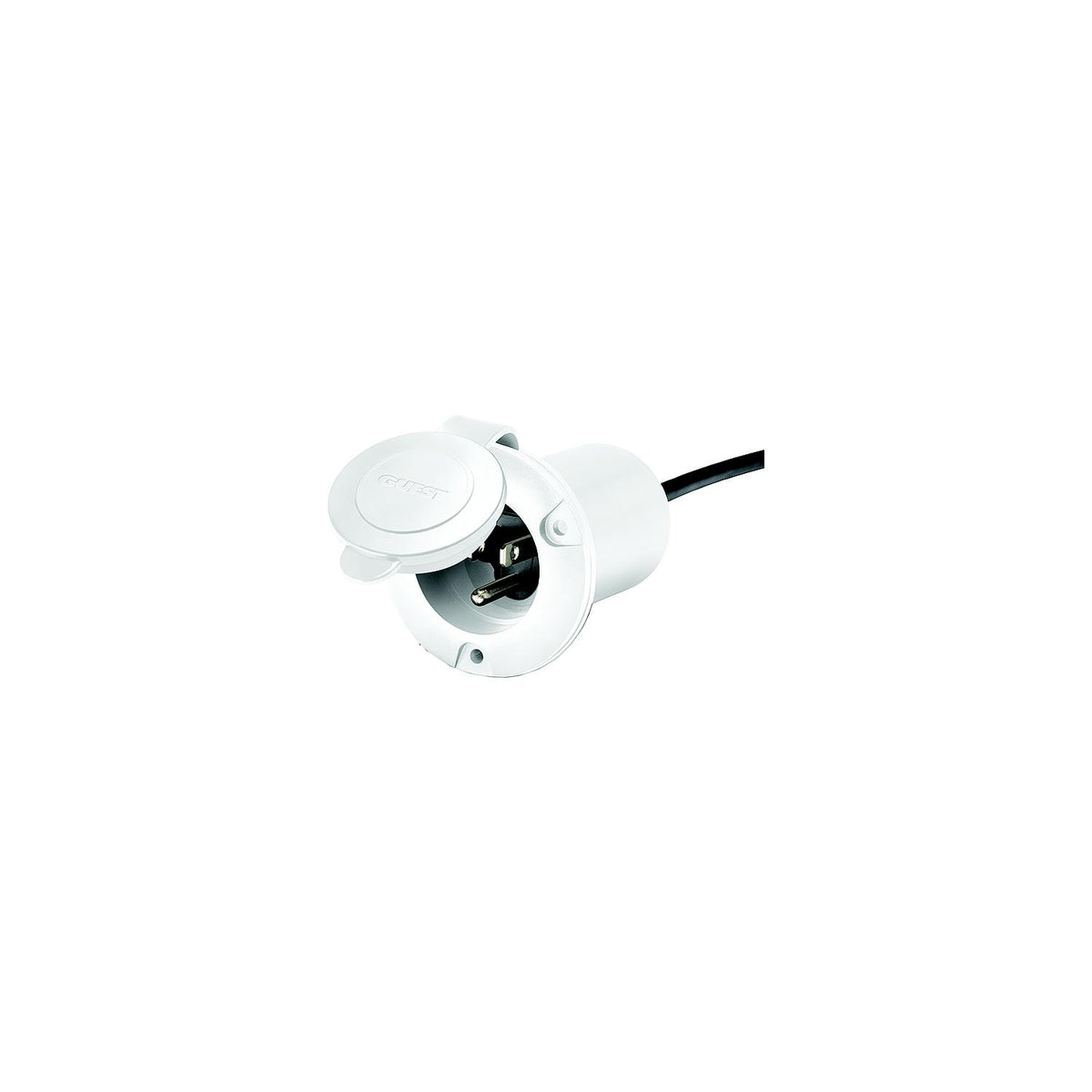 Guest 150PHW Universal AC Plug Holder, White