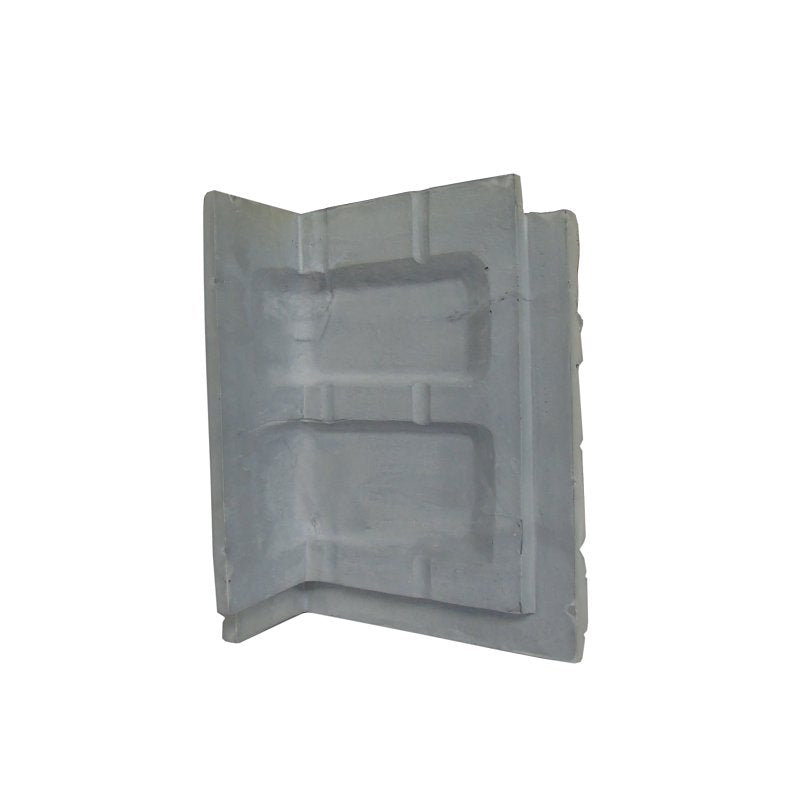 DuraKwik Stone 308TFC Siding Corner, 13 in L, 10 in W, 4 in Thick, Interlocking Edge, Ledgestone Profile, Taylor Falls
