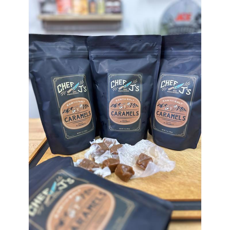 Chef J's BBQ Provisions Sweet and Salted Caramels 7 oz