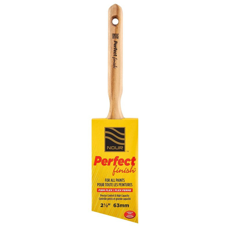 Nour 5451-63N Paint Brush, 2-1/2 in W, Angular Sash Brush, Sash Handle