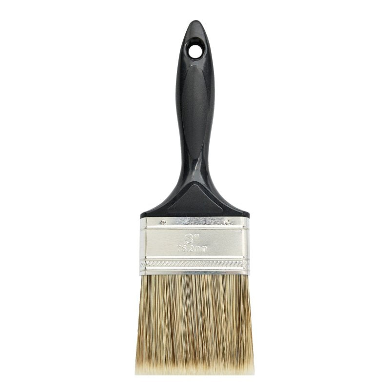 Nour 1050-75N General-Purpose Paint Brush, 75 mm W, Straight Brush, Synthetic Bristle