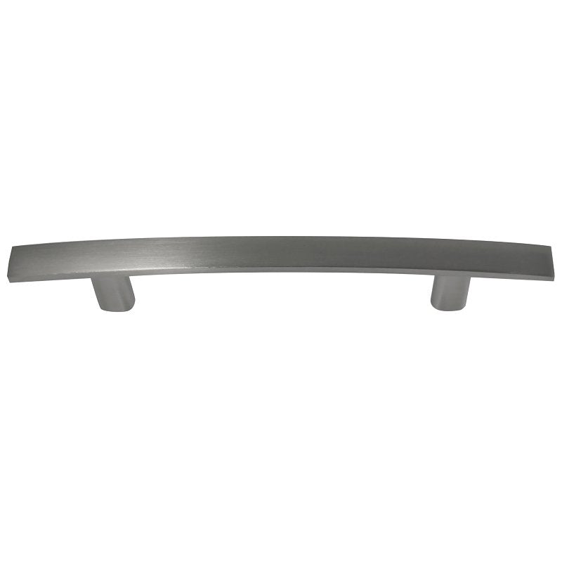 Laurey Contempo Series 55828 Cabinet Pull, 157 mm L Handle, 27 mm H Handle, Zinc, Satin Nickel