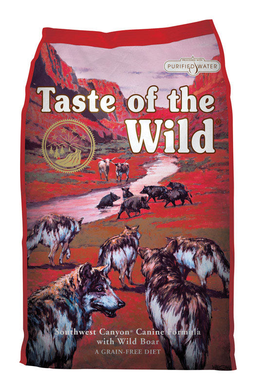Taste of the Wild Southwest Canyon Adult Wild Boar Dry Dog Food Grain Free 28 lb